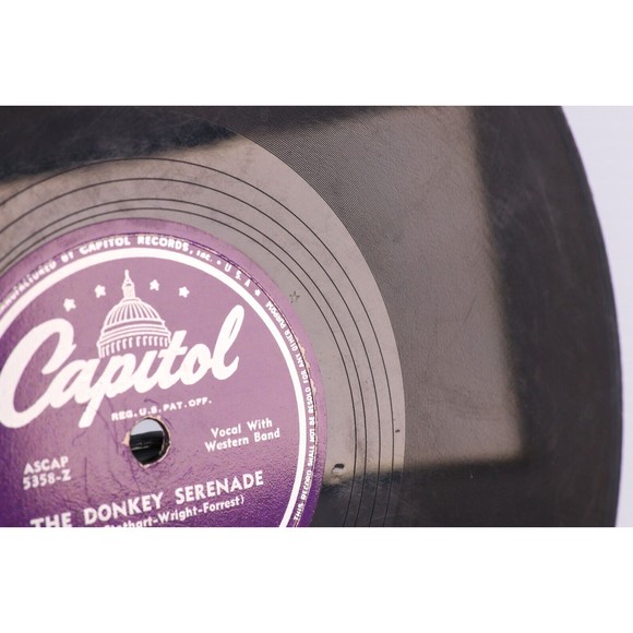 Tennessee Ernie - Cry Of The Wild Goose/Donkey Serenade 1950 78rpm Record 40280 - Picture 14 of 16